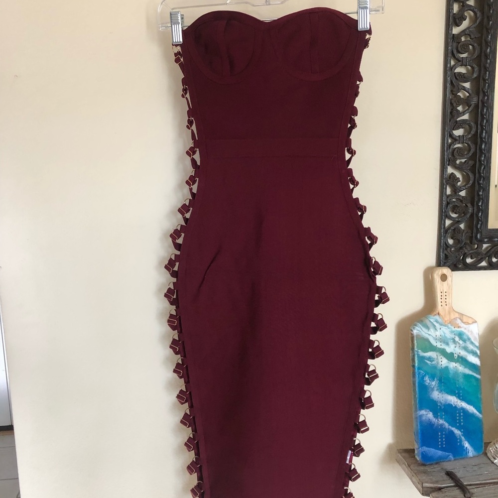 Sexy red dress
